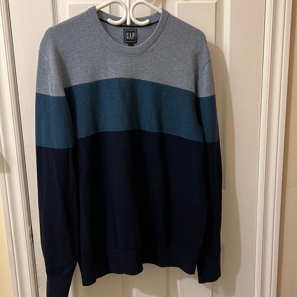 MENs GAP Sweater, blue (Large)